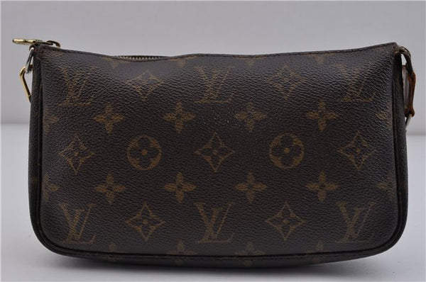 Authentic LOUIS VUITTON Monogram Pochette Accessoires Pouch M51980 LV 6210C