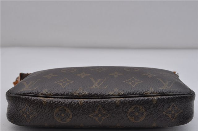Authentic LOUIS VUITTON Monogram Pochette Accessoires Pouch M51980 LV 6210C
