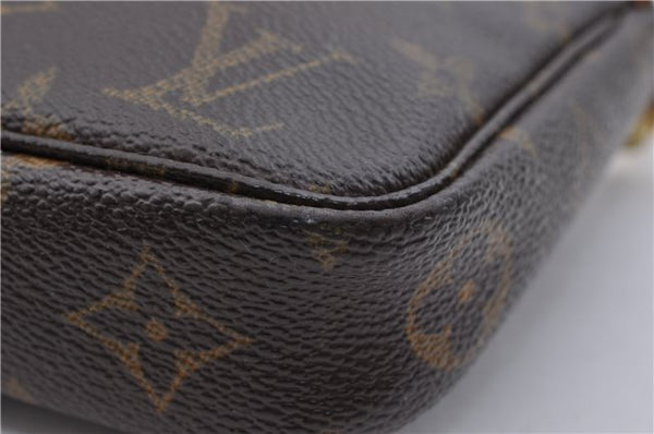 Authentic LOUIS VUITTON Monogram Pochette Accessoires Pouch M51980 LV 6210C