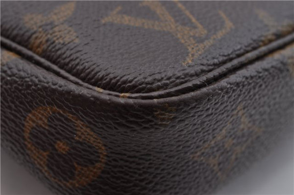 Authentic LOUIS VUITTON Monogram Pochette Accessoires Pouch M51980 LV 6210C