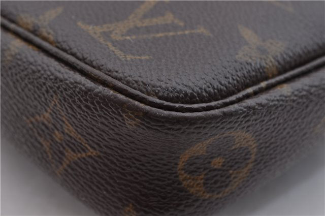Authentic LOUIS VUITTON Monogram Pochette Accessoires Pouch M51980 LV 6210C