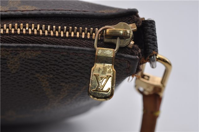 Authentic LOUIS VUITTON Monogram Pochette Accessoires Pouch M51980 LV 6210C