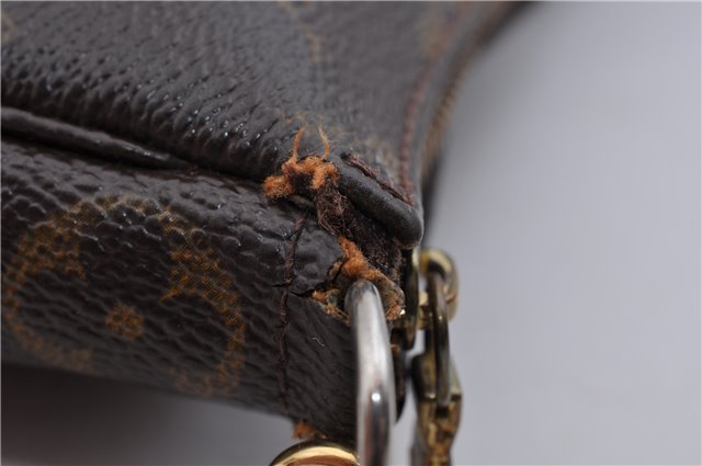 Authentic LOUIS VUITTON Monogram Pochette Accessoires Pouch M51980 LV 6210C