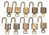 Authentic Louis Vuitton Padlock & Keys 10Set LV 6210D