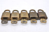 Authentic Louis Vuitton Padlock & Keys 10Set LV 6210D