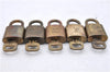 Authentic Louis Vuitton Padlock & Keys 10Set LV 6210D