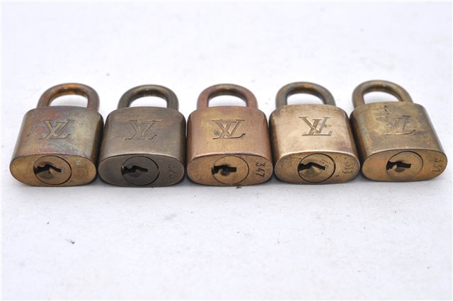 Authentic Louis Vuitton Padlock & Keys 10Set LV 6210D