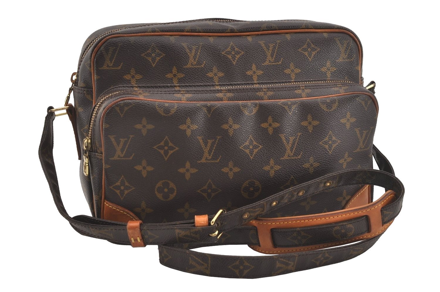 Authentic Louis Vuitton Monogram Nile Shoulder Cross Body Bag M45244 LV 6210I