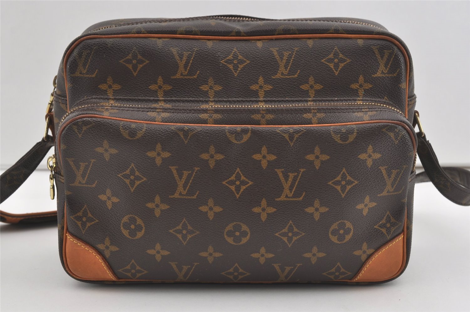 Authentic Louis Vuitton Monogram Nile Shoulder Cross Body Bag M45244 LV 6210I