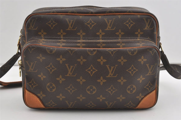 Authentic Louis Vuitton Monogram Nile Shoulder Cross Body Bag M45244 LV 6210I