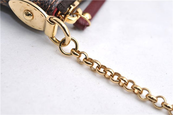 Authentic Louis Vuitton Damier Pochette Mira MM Accessory Pouch N63080 LV 6211E