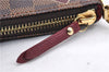 Authentic Louis Vuitton Damier Pochette Mira MM Accessory Pouch N63080 LV 6211E