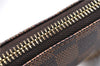 Authentic Louis Vuitton Damier Pochette Mira MM Accessory Pouch N63080 LV 6211E