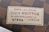Authentic Louis Vuitton Damier Pochette Mira MM Accessory Pouch N63080 LV 6211E