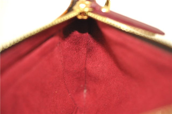 Authentic Louis Vuitton Damier Pochette Mira MM Accessory Pouch N63080 LV 6211E