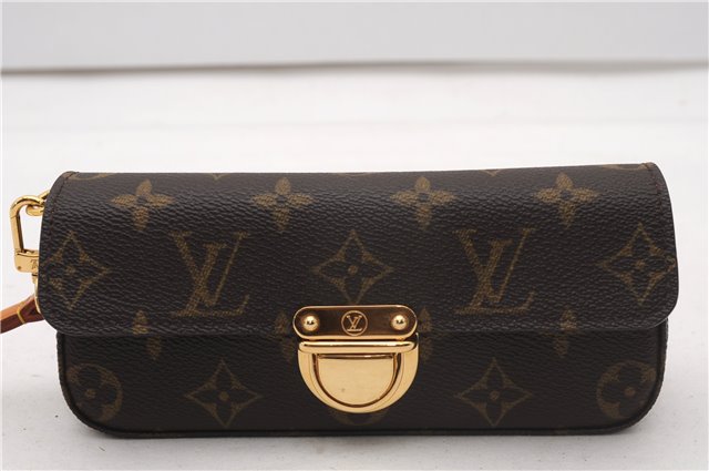 Auth Louis Vuitton Monogram Pochette Lagoon Clutch Glasses Case M60008 LV 6212F