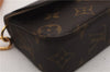 Auth Louis Vuitton Monogram Pochette Lagoon Clutch Glasses Case M60008 LV 6212F