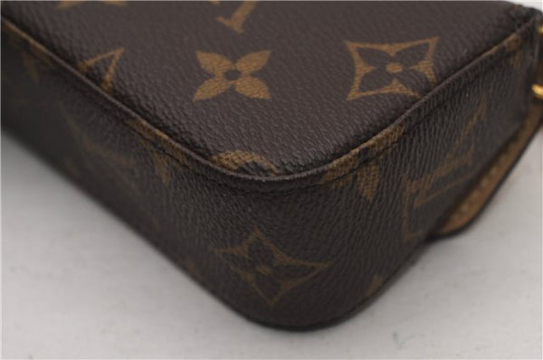 Auth Louis Vuitton Monogram Pochette Lagoon Clutch Glasses Case M60008 LV 6212F