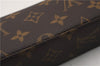 Auth Louis Vuitton Monogram Pochette Lagoon Clutch Glasses Case M60008 LV 6212F