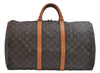 Authentic Louis Vuitton Monogram Keepall 50 Travel Boston Bag M41426 LV 6213E