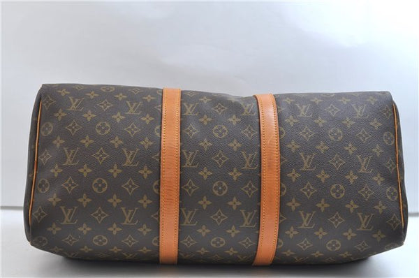 Authentic Louis Vuitton Monogram Keepall 50 Travel Boston Bag M41426 LV 6213E