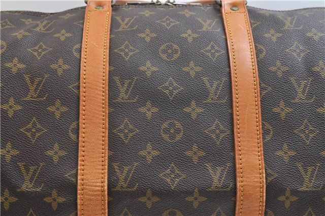 Authentic Louis Vuitton Monogram Keepall 50 Travel Boston Bag M41426 LV 6213E