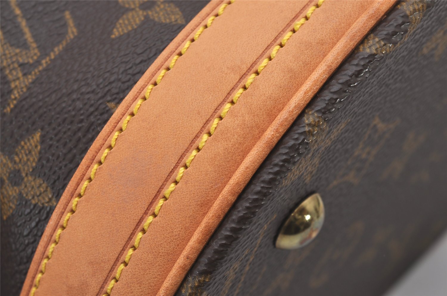 Authentic Louis Vuitton Monogram Bucket PM Shoulder Tote Bag M42238 LV 6214I