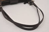 Authentic FENDI Zucca Shoulder Hand Bag Purse Canvas Leather Brown Black 6219I