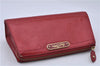 Auth LOUIS VUITTON Monogram Vernis Trousse Cosmetic MM Pouch Red M91430 LV 6220C