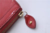 Auth LOUIS VUITTON Monogram Vernis Trousse Cosmetic MM Pouch Red M91430 LV 6220C