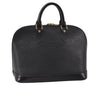 Authentic Louis Vuitton Epi Alma PM Hand Bag Black M40302 LV 6220I