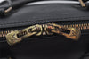 Authentic Louis Vuitton Epi Alma PM Hand Bag Black M40302 LV 6220I