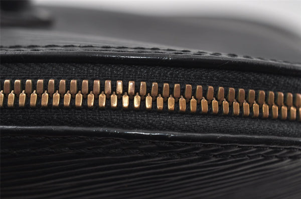 Authentic Louis Vuitton Epi Alma PM Hand Bag Black M40302 LV 6220I