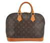 Authentic Louis Vuitton Monogram Alma Hand Bag Purse M51130 LV 6221I