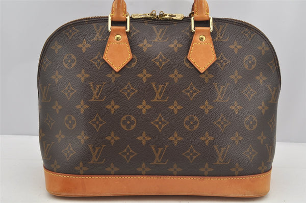 Authentic Louis Vuitton Monogram Alma Hand Bag Purse M51130 LV 6221I