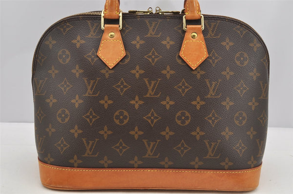 Authentic Louis Vuitton Monogram Alma Hand Bag Purse M51130 LV 6221I