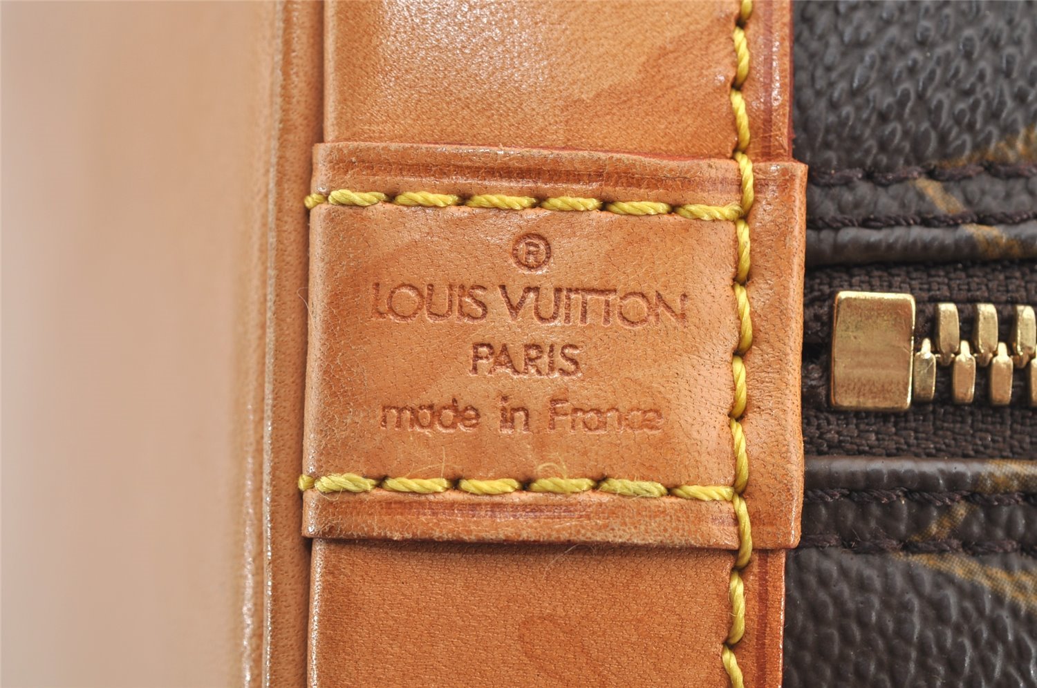 Authentic Louis Vuitton Monogram Alma Hand Bag Purse M51130 LV 6221I