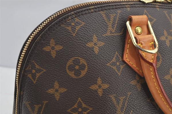 Authentic Louis Vuitton Monogram Alma Hand Bag Purse M51130 LV 6221I