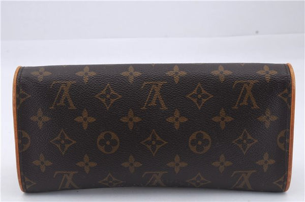Auth Louis Vuitton Monogram Pochette Twin GM Shoulder Bag M51852 LV Junk 6222D
