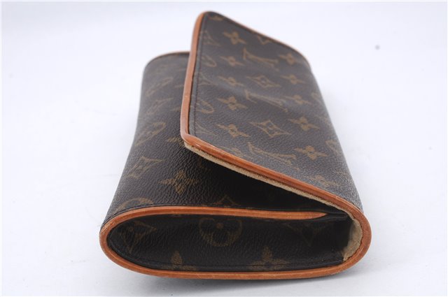 Auth Louis Vuitton Monogram Pochette Twin GM Shoulder Bag M51852 LV Junk 6222D