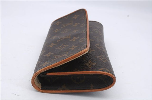 Auth Louis Vuitton Monogram Pochette Twin GM Shoulder Bag M51852 LV Junk 6222D