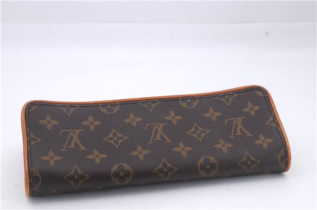 Auth Louis Vuitton Monogram Pochette Twin GM Shoulder Bag M51852 LV Junk 6222D