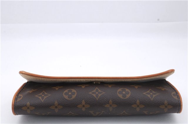 Auth Louis Vuitton Monogram Pochette Twin GM Shoulder Bag M51852 LV Junk 6222D