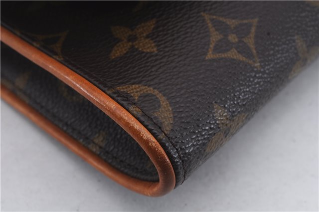 Auth Louis Vuitton Monogram Pochette Twin GM Shoulder Bag M51852 LV Junk 6222D