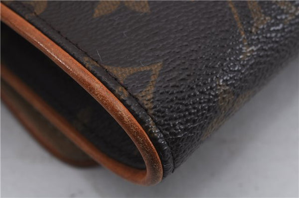 Auth Louis Vuitton Monogram Pochette Twin GM Shoulder Bag M51852 LV Junk 6222D