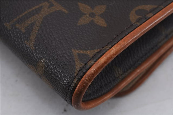 Auth Louis Vuitton Monogram Pochette Twin GM Shoulder Bag M51852 LV Junk 6222D