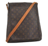 Authentic Louis Vuitton Monogram Musette Shoulder Cross Body Bag M51256 LV 6222I