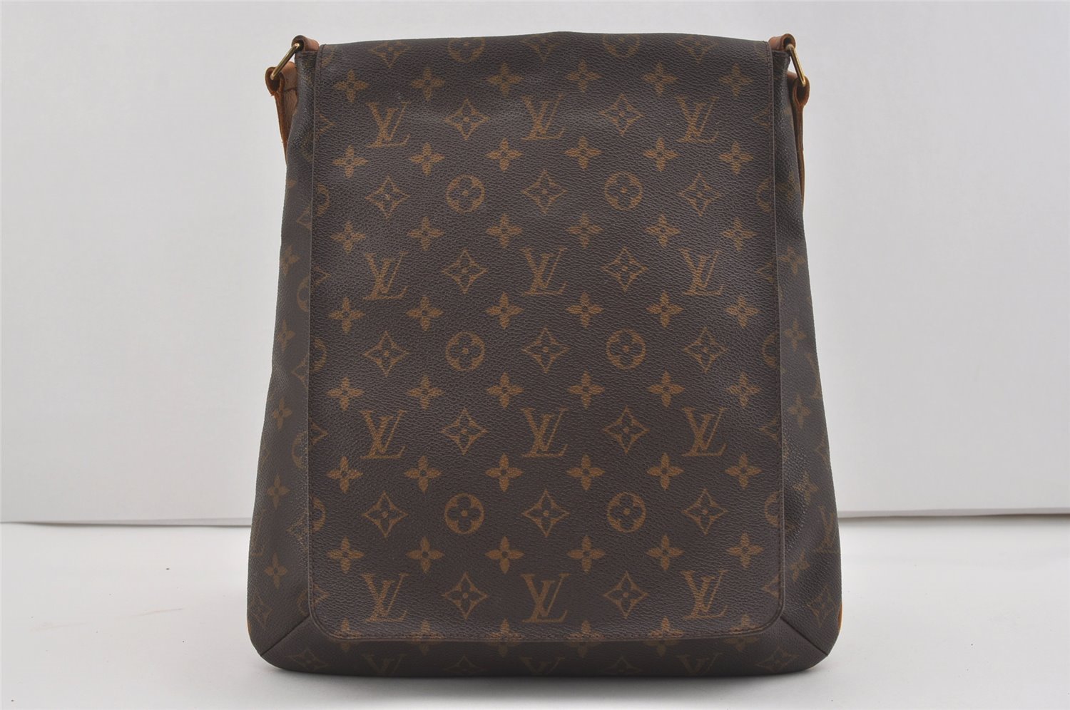 Authentic Louis Vuitton Monogram Musette Shoulder Cross Body Bag M51256 LV 6222I