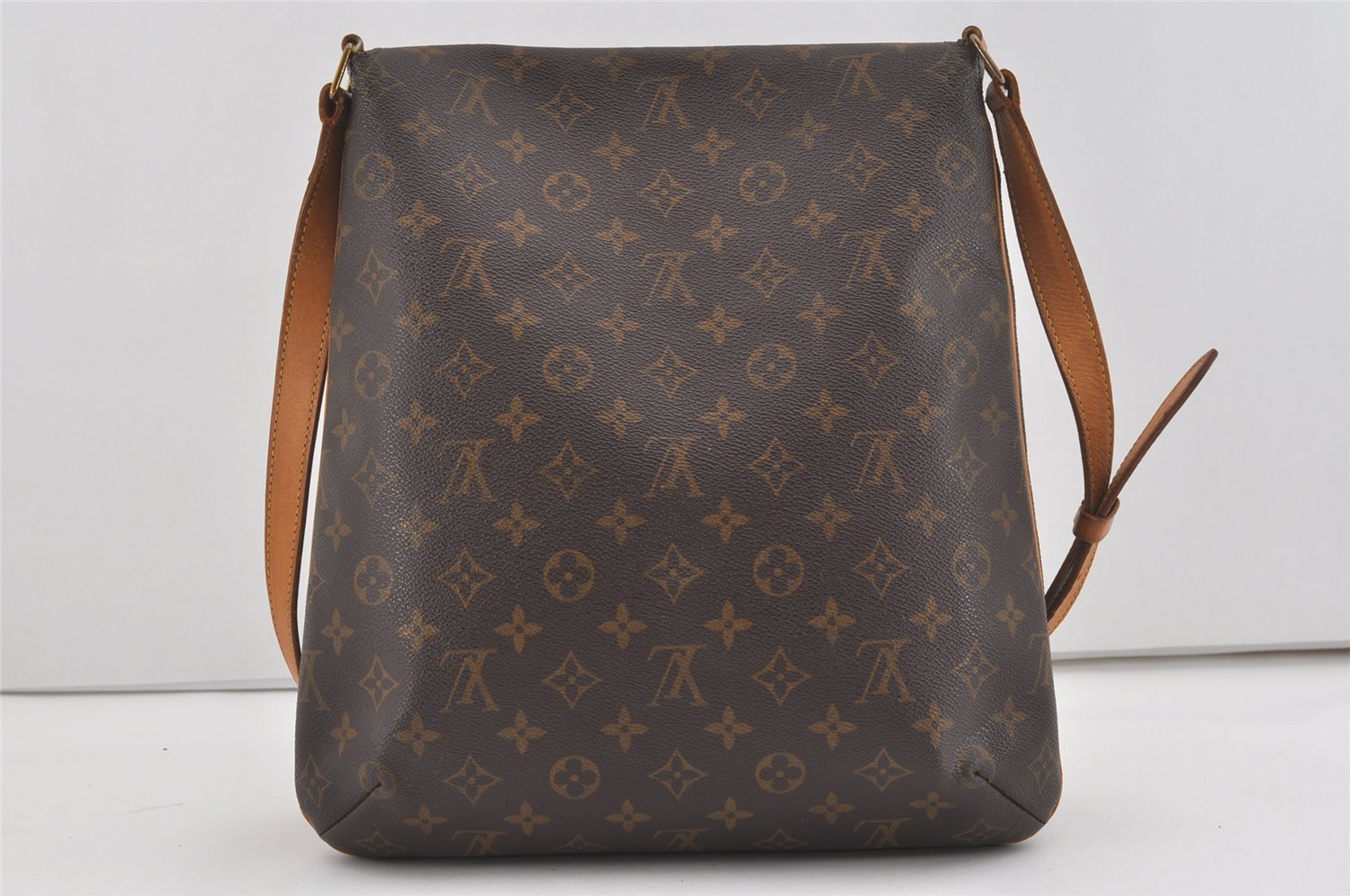 Authentic Louis Vuitton Monogram Musette Shoulder Cross Body Bag M51256 LV 6222I