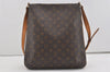 Authentic Louis Vuitton Monogram Musette Shoulder Cross Body Bag M51256 LV 6222I